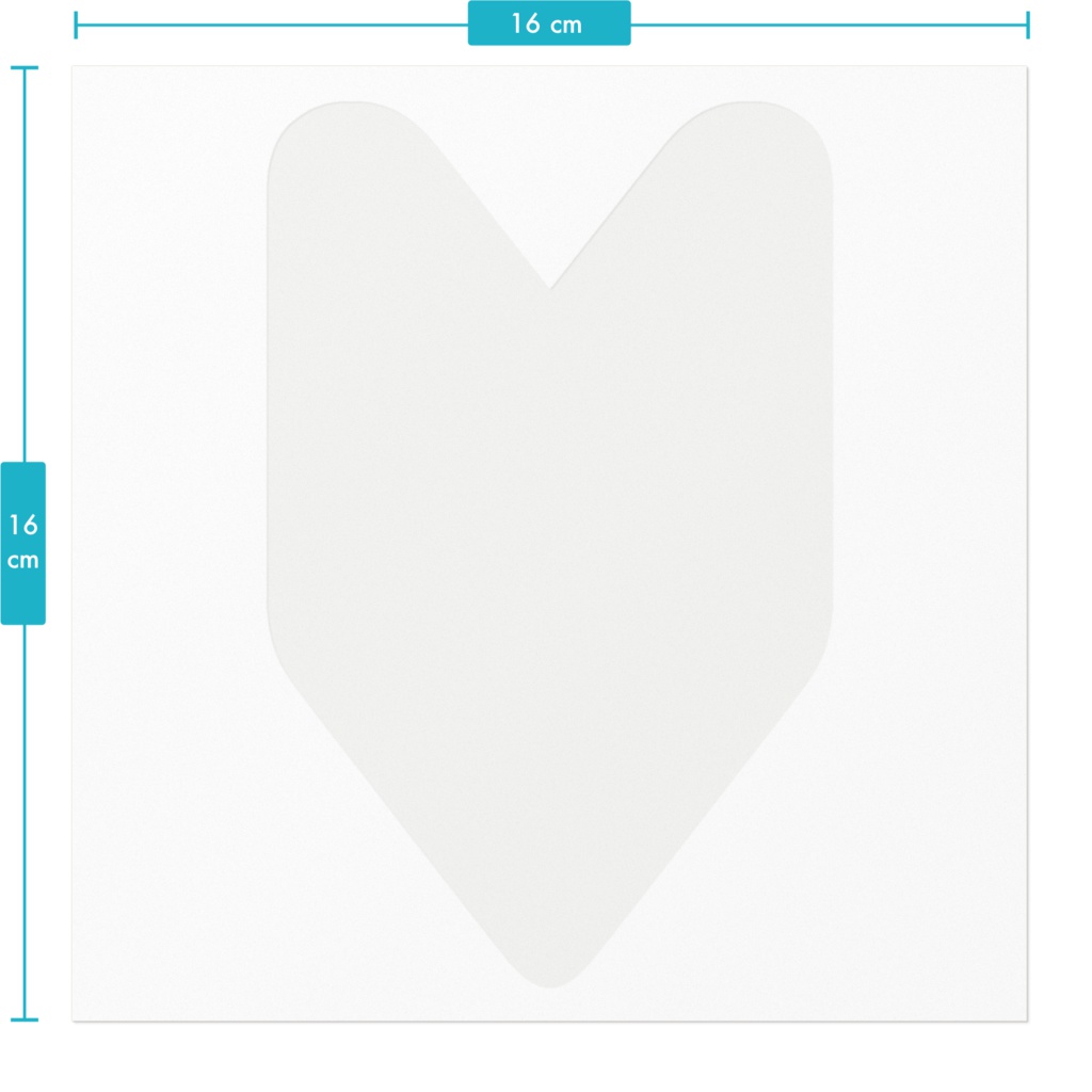 初心者カプチーノステッカー(大)
