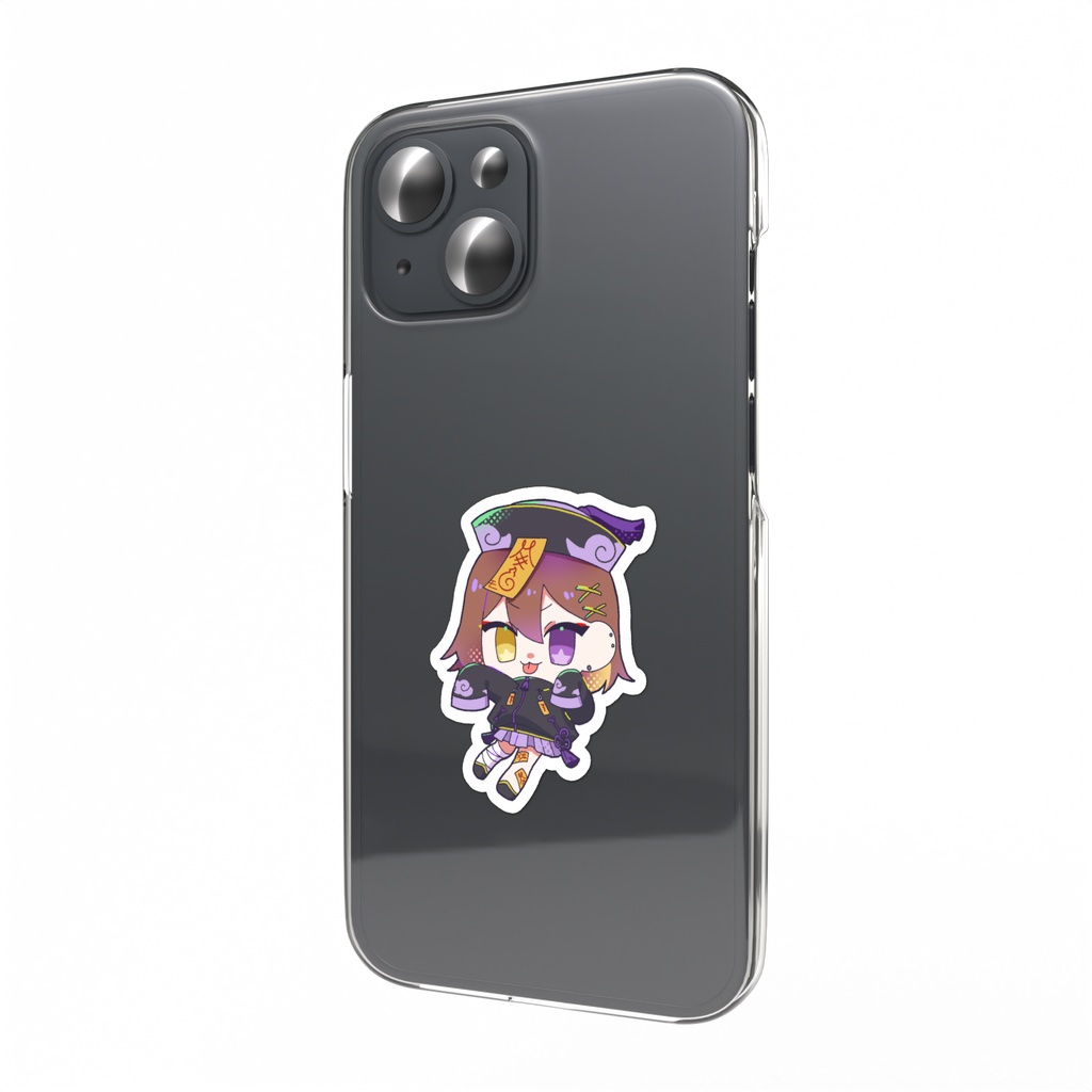 ももんが ハロウィン キョンシー仕様 スマホステッカー 3種