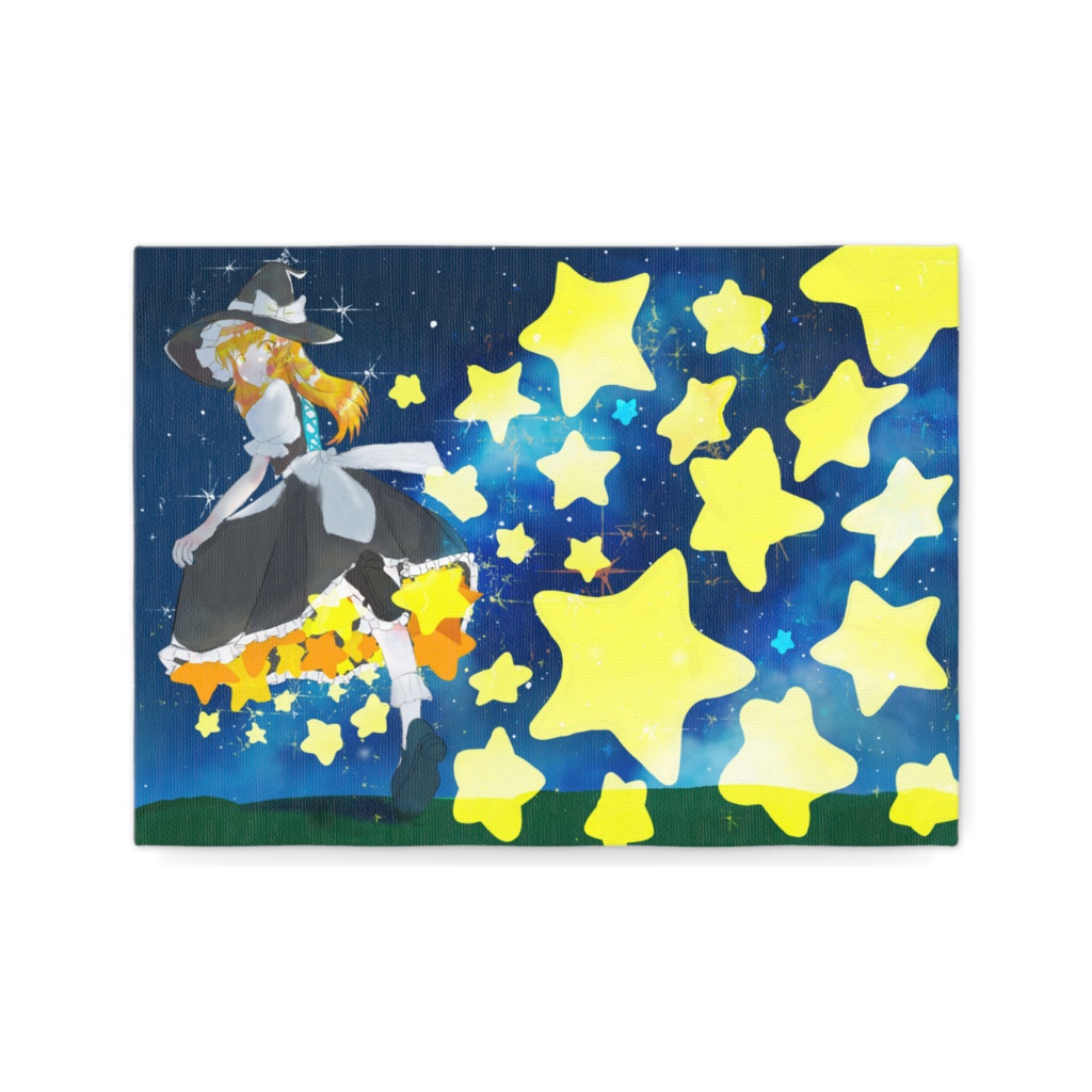 駆ける魔理沙のキャンバス
