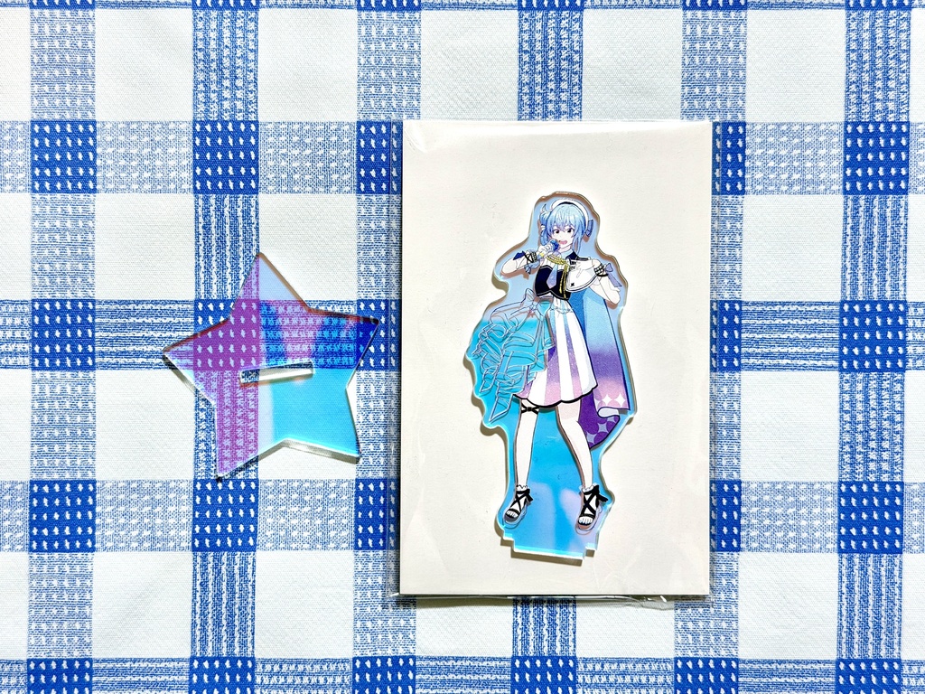 星街すいせい オーロラアクリルスタンド+チェキ風カード
