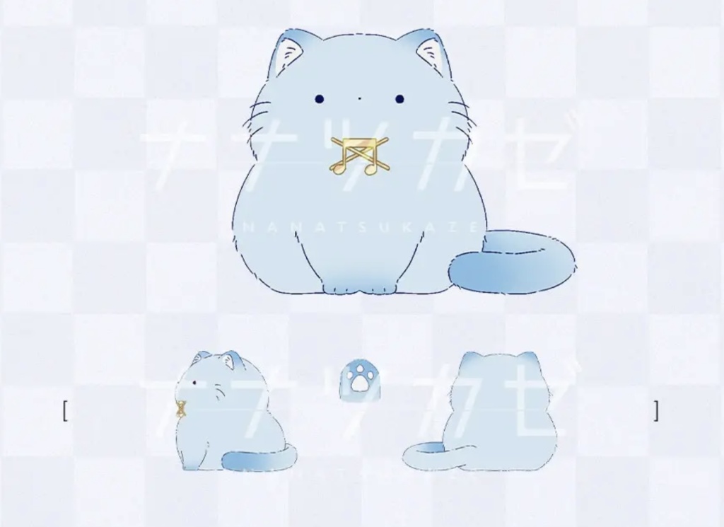 [予約販売] ぬいぐるみ「青い猫デューサー」