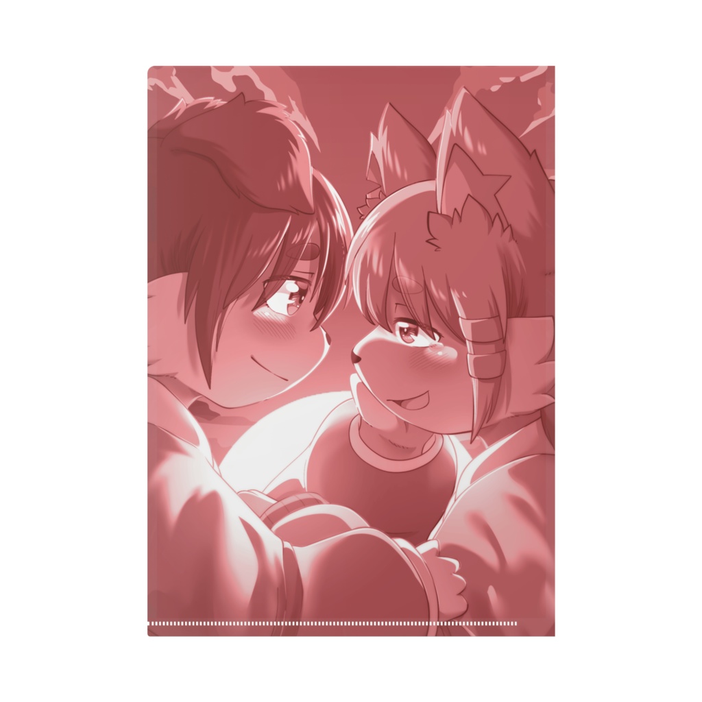 「浜辺の夕陽」クリアファイル