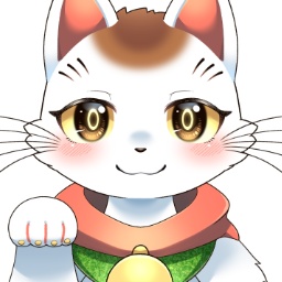 【VTube Studio対応】招き猫_Live2D汎用モデル