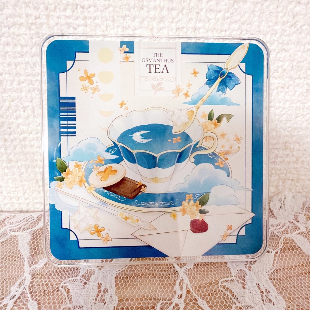 金木犀のホットティー アクリルコースター