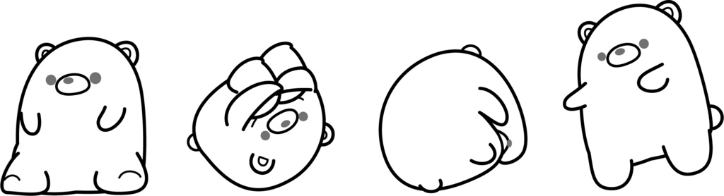 しろくまコロコロ