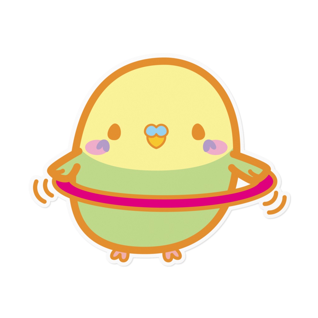 インコふらふーぷステッカー