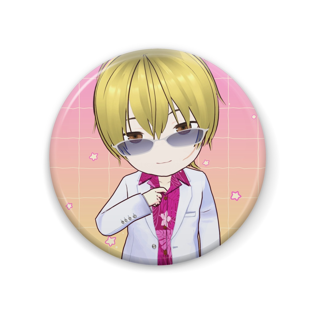 【ノーマル】ヤクザ　缶バッジ 57mm