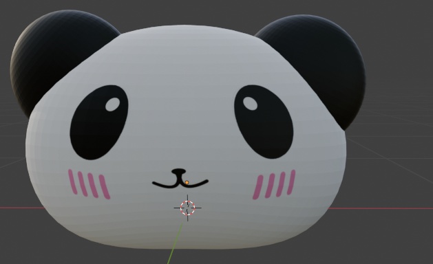 パンダ 装飾品【VRChat想定】