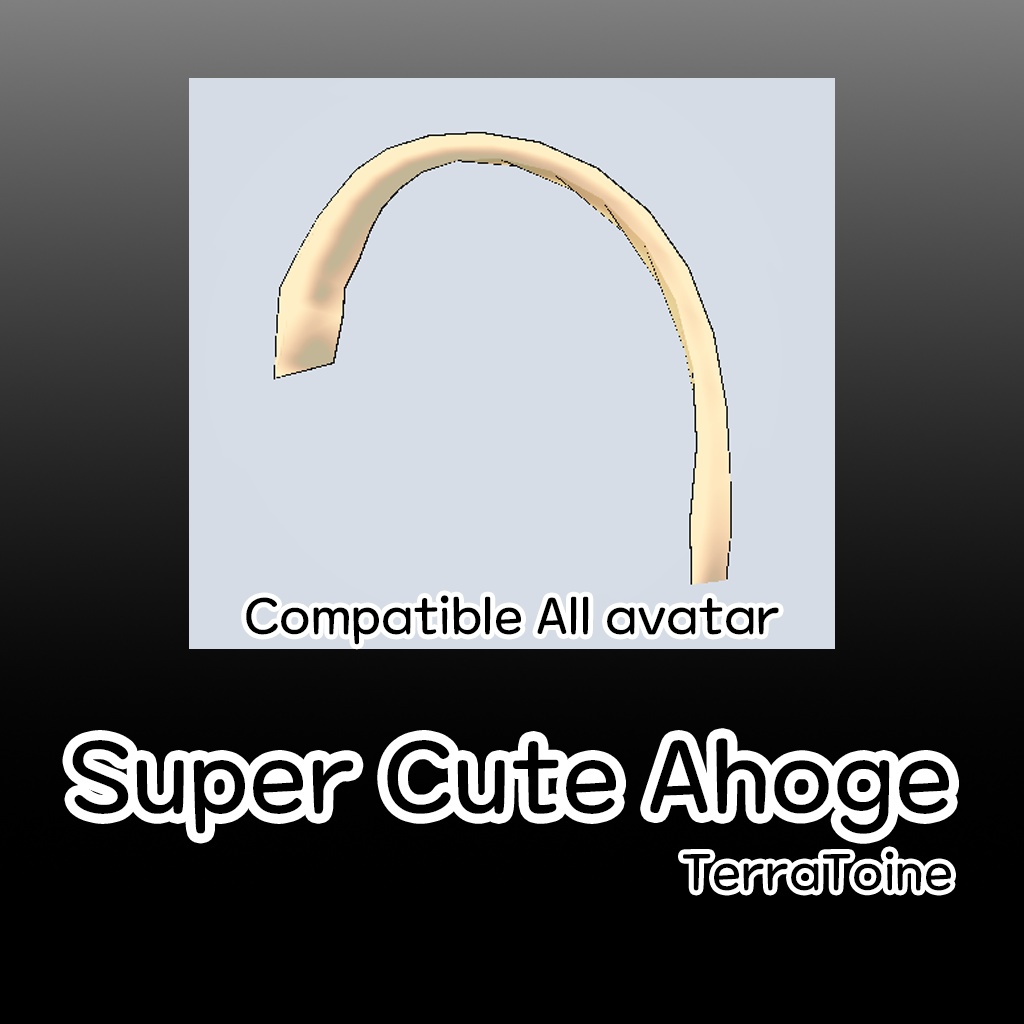 [FREE / compatible ] Super Cute Ahoge