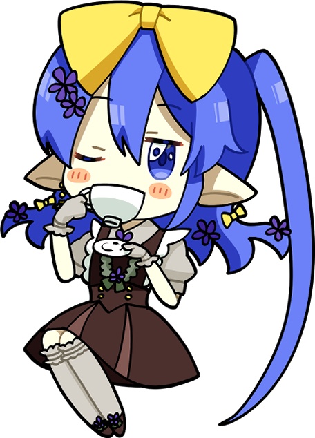 ささはらすみれ　離席中イラスト　アクリルブロック