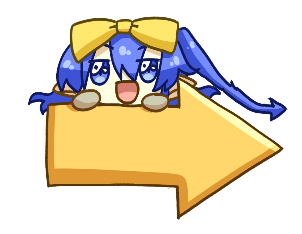 ささはらすみれ　矢印アクリルキーホルダー