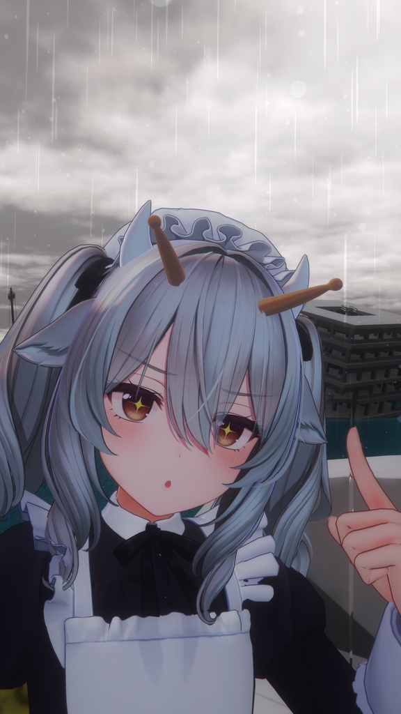 かたつむりのツノとしっぽ