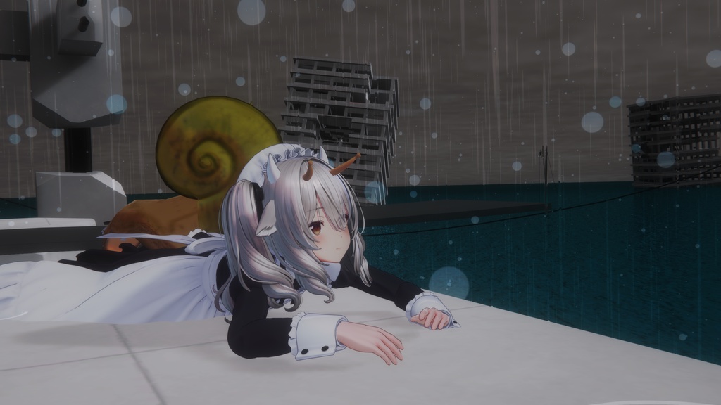 かたつむりのツノとしっぽ