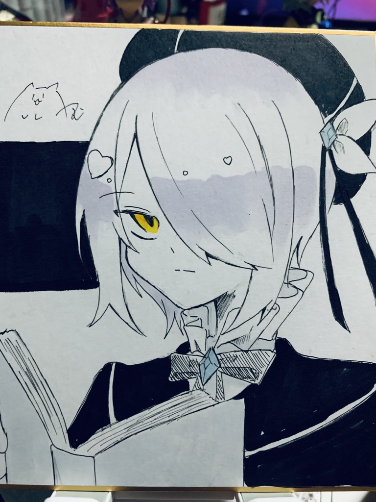 色紙 自創作 穂乃香