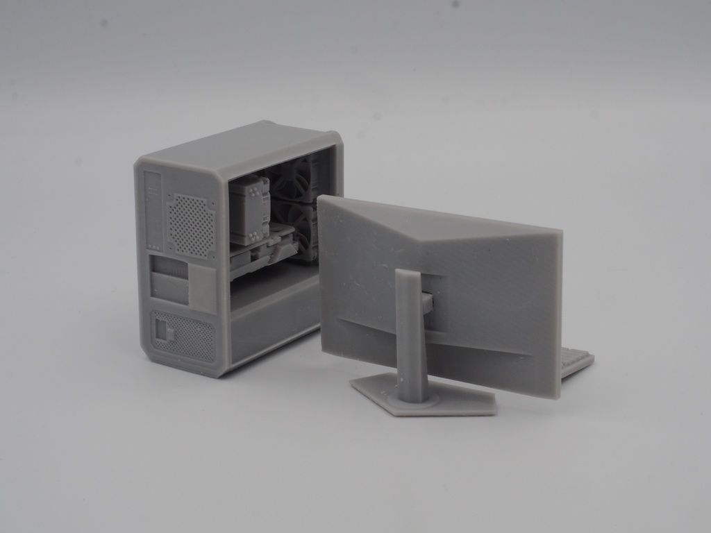 ゲーミングPC ミニチュア【STLデータ】