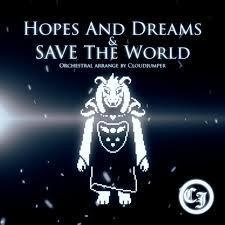 hopes and dreamssave the world ピアノ譜   B♭メジャー