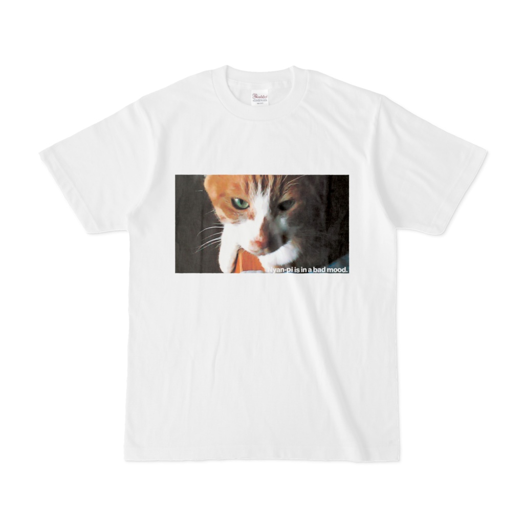 にゃんぴTシャツ(こわいかお)
