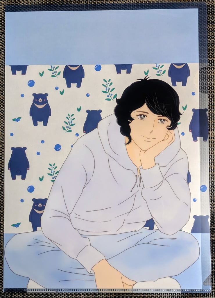 A4クリアファイル2枚セット「パジャマなふたり」