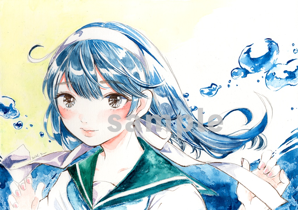 【潮】イラスト原画