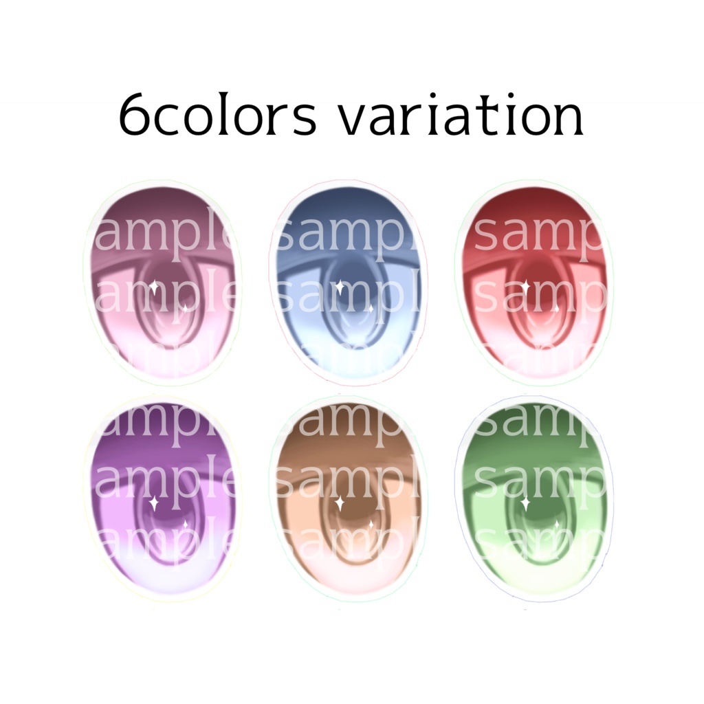 【free】Milltina対応 Simple Eye texture