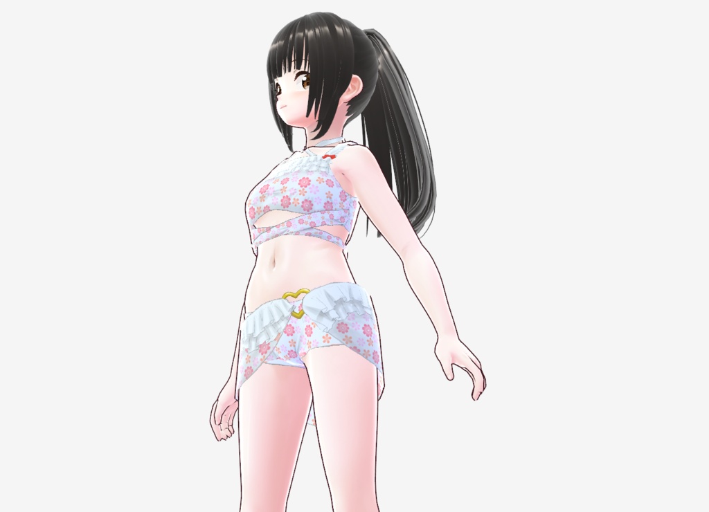 フリル付き水着