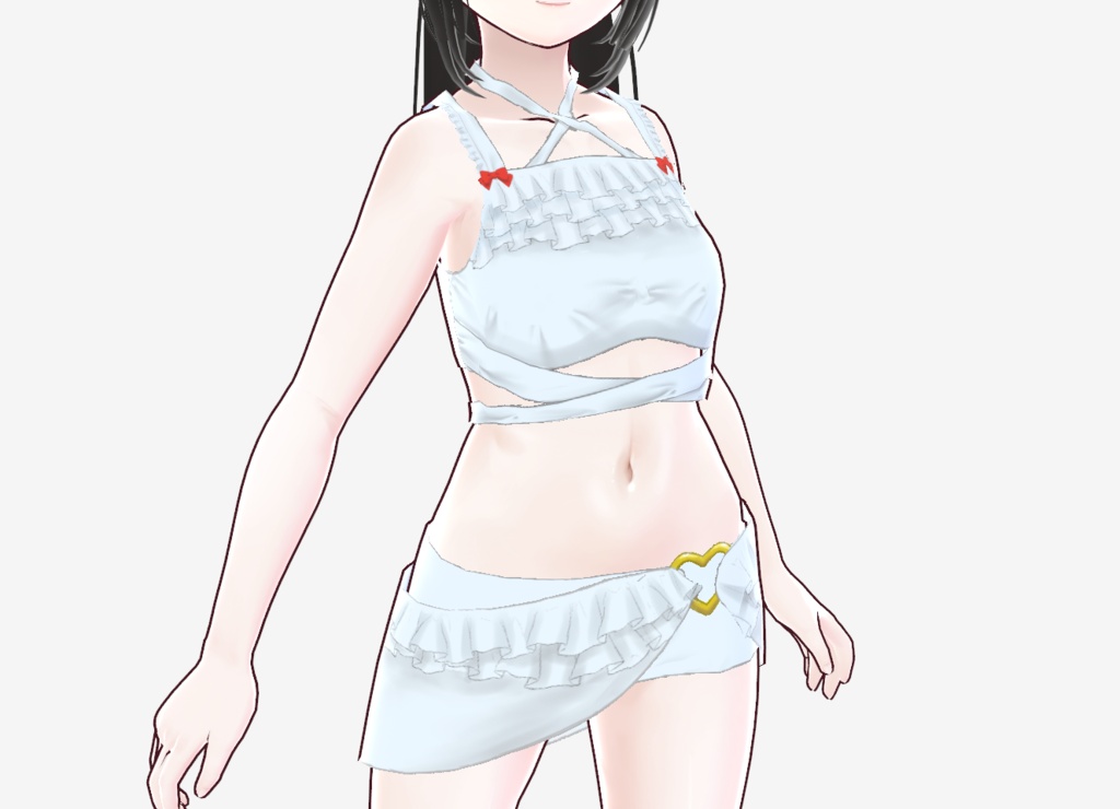 フリル付き水着