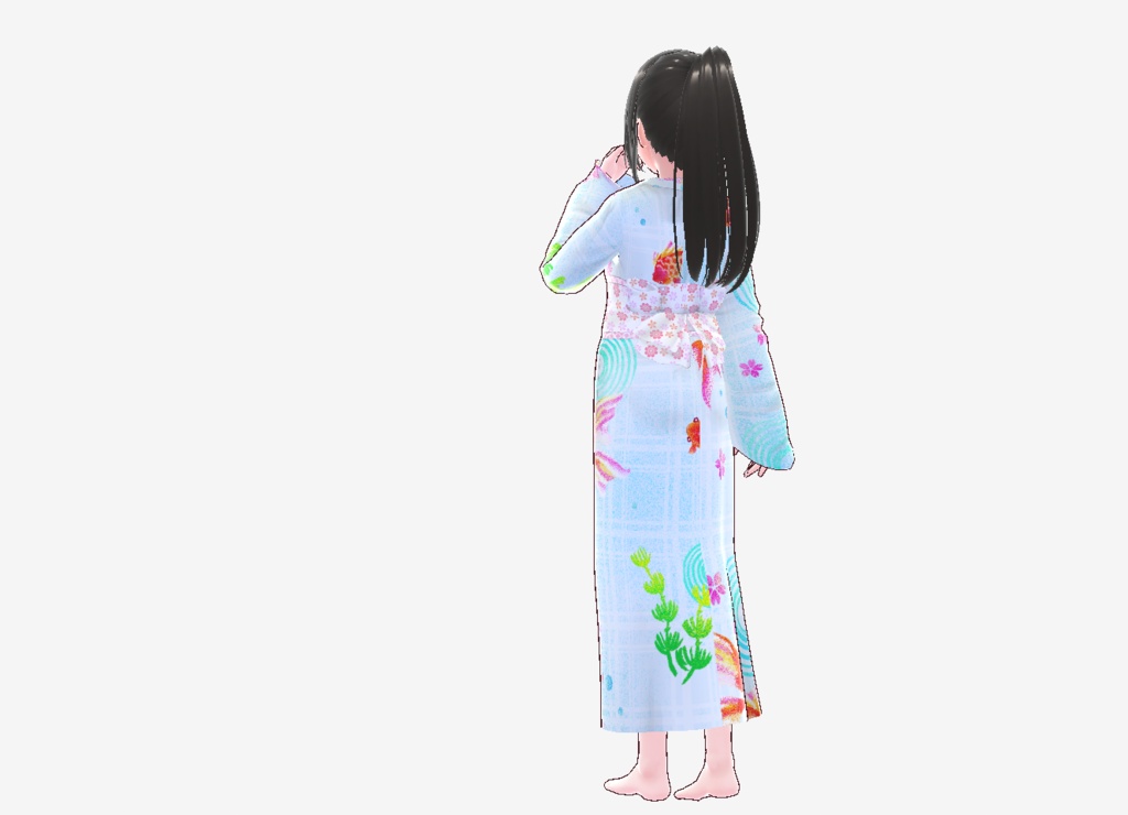 浴衣(金魚柄)