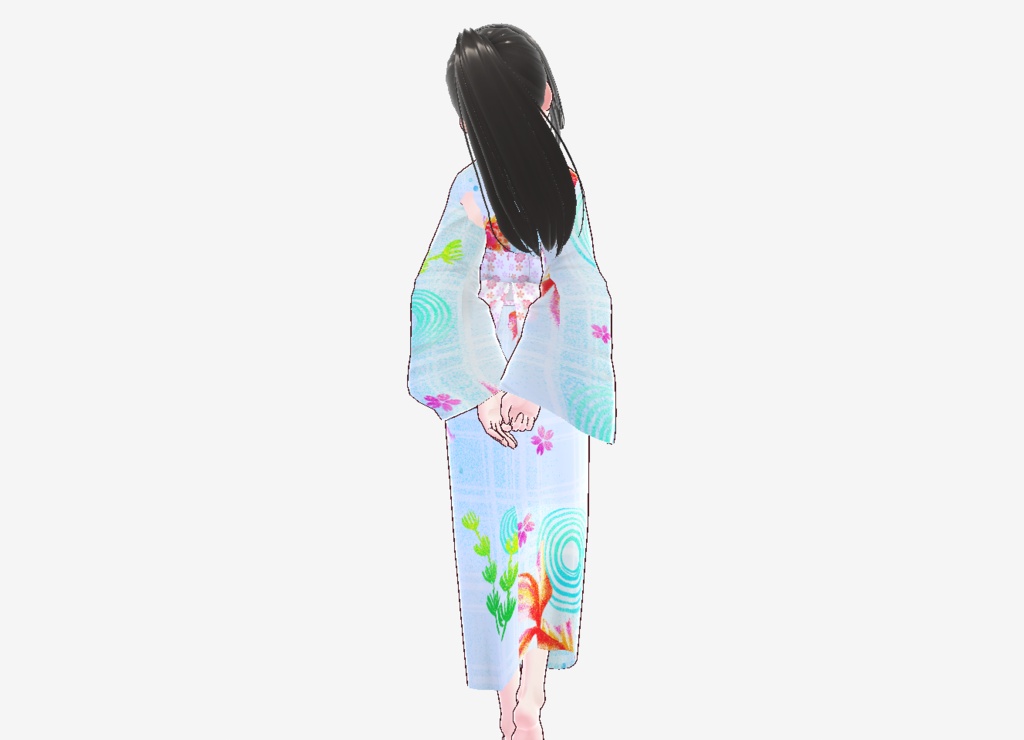 浴衣(金魚柄)