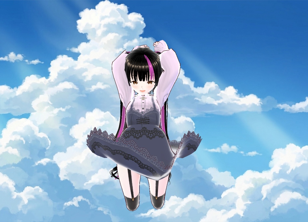【Vroid】地雷系の服
