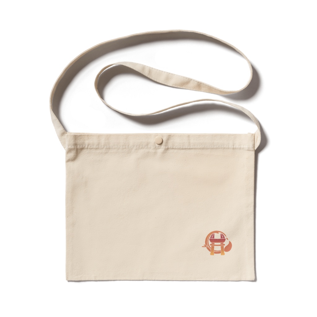 狐珠ちろ　ロゴサコッシュ