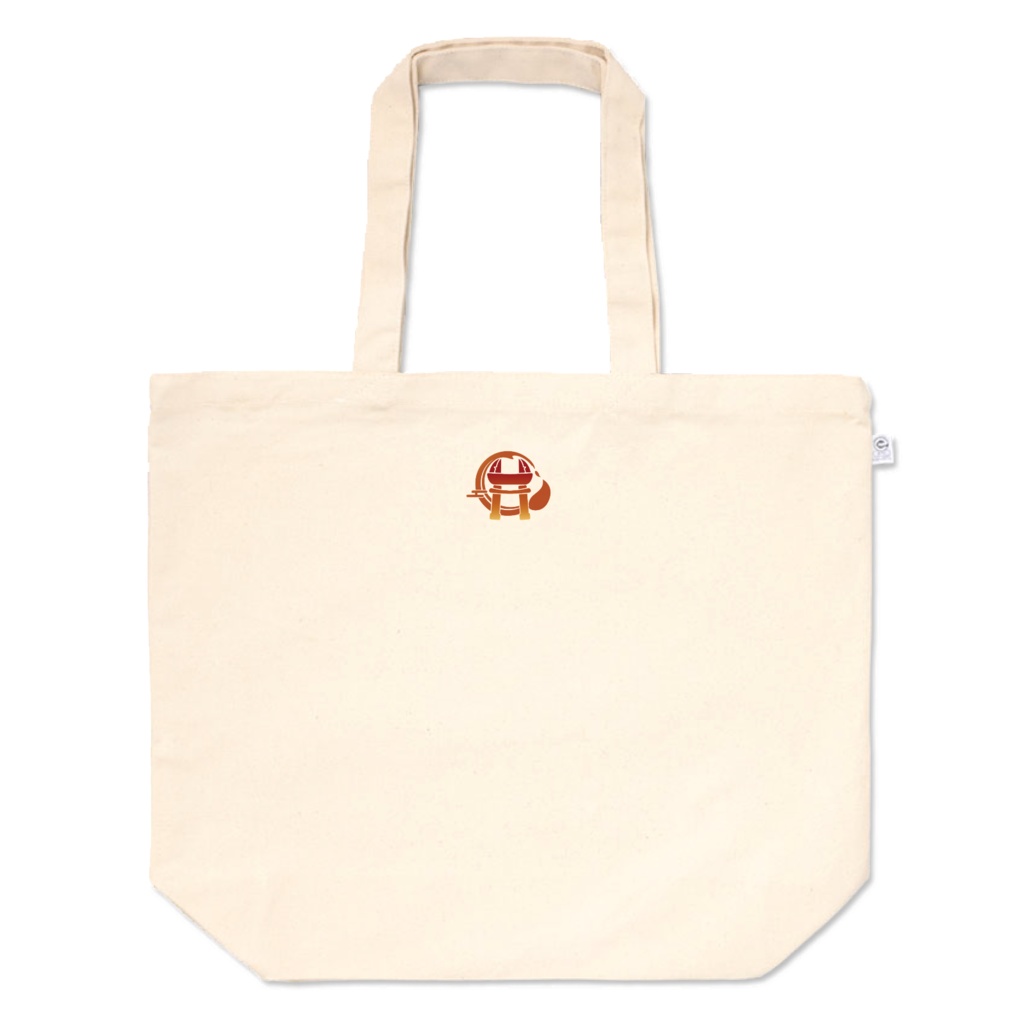 狐珠ちろ　ロゴトートバック