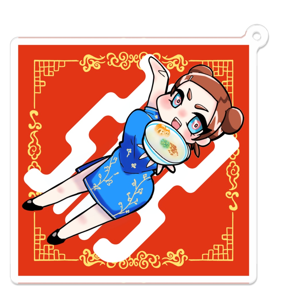 タペストリー風キーホルダー