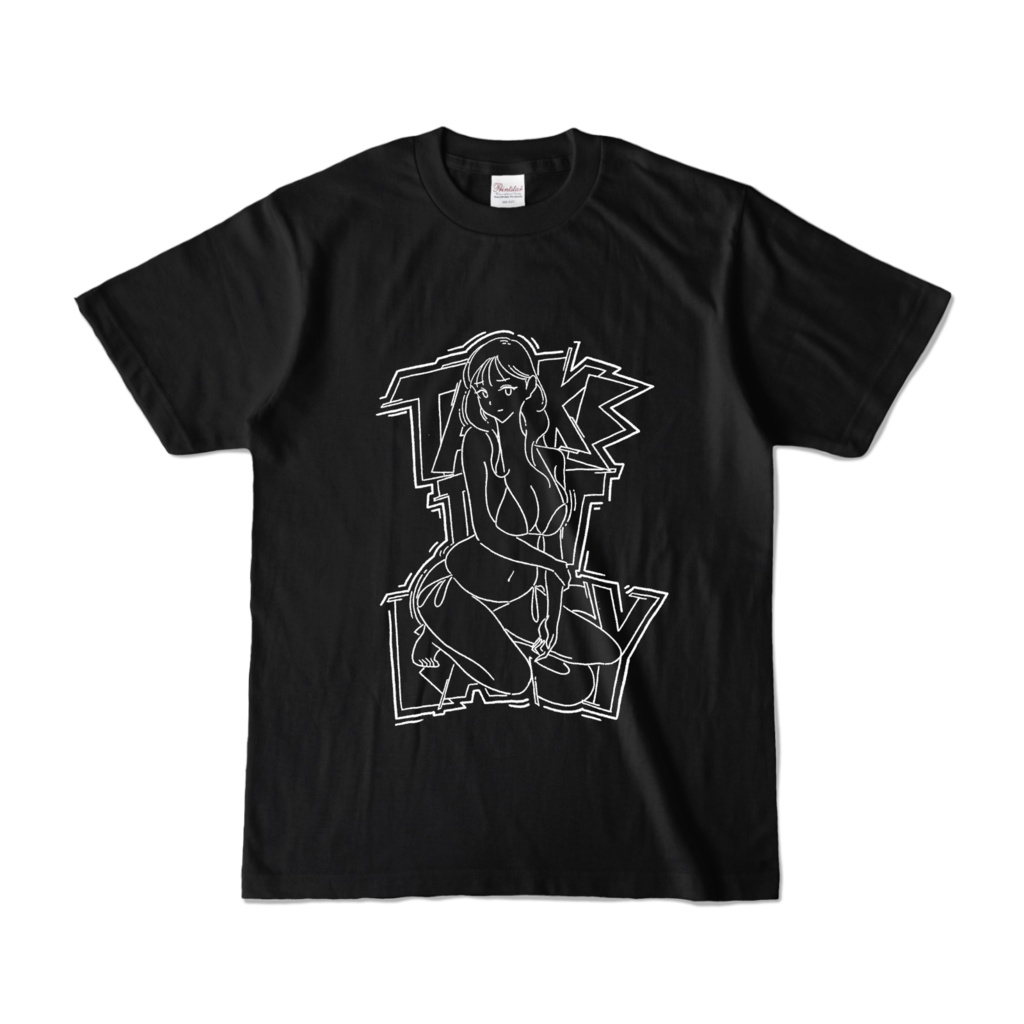 GRA-girl take it easy オリジナルイラストTシャツ