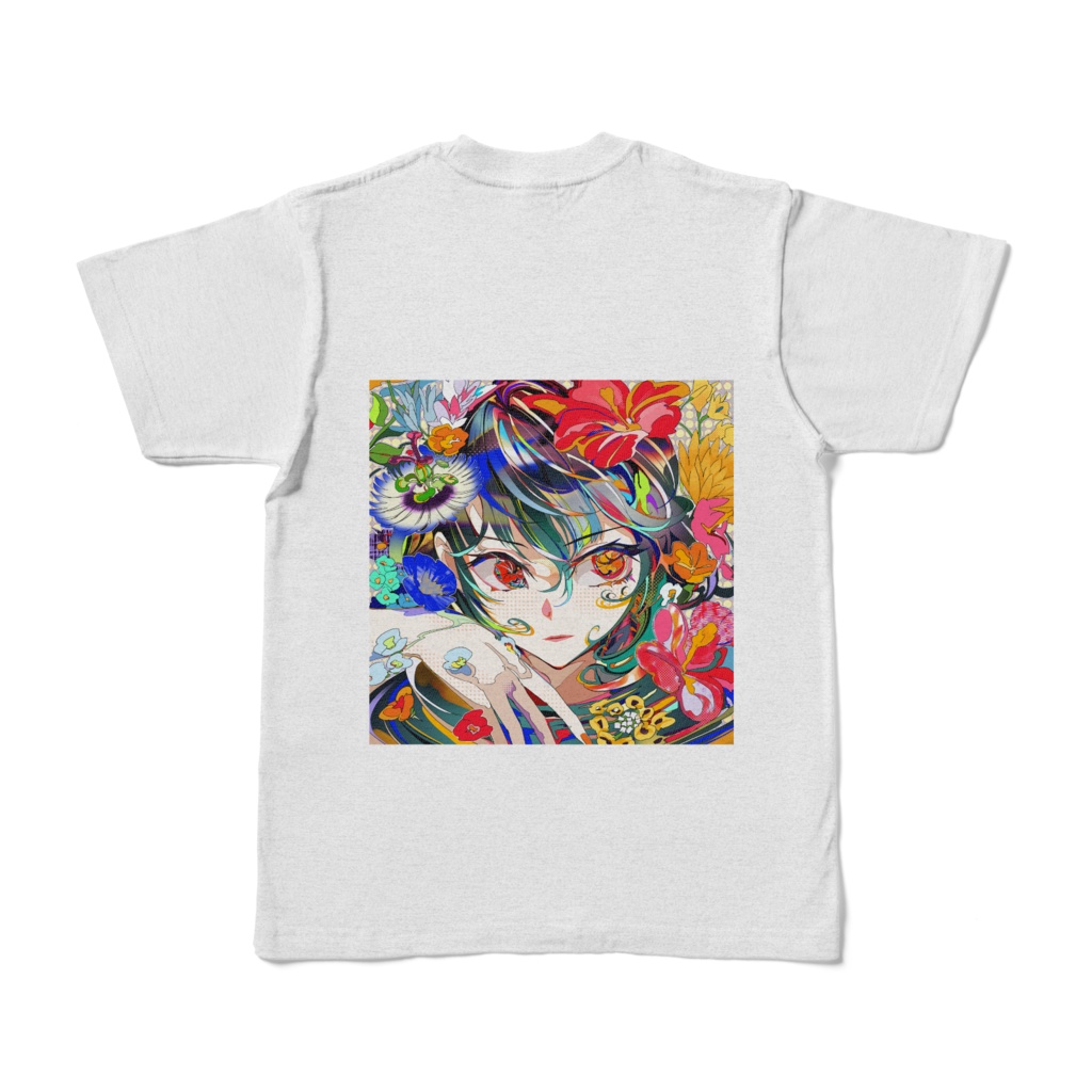 背面オリジナルイラストTシャツ