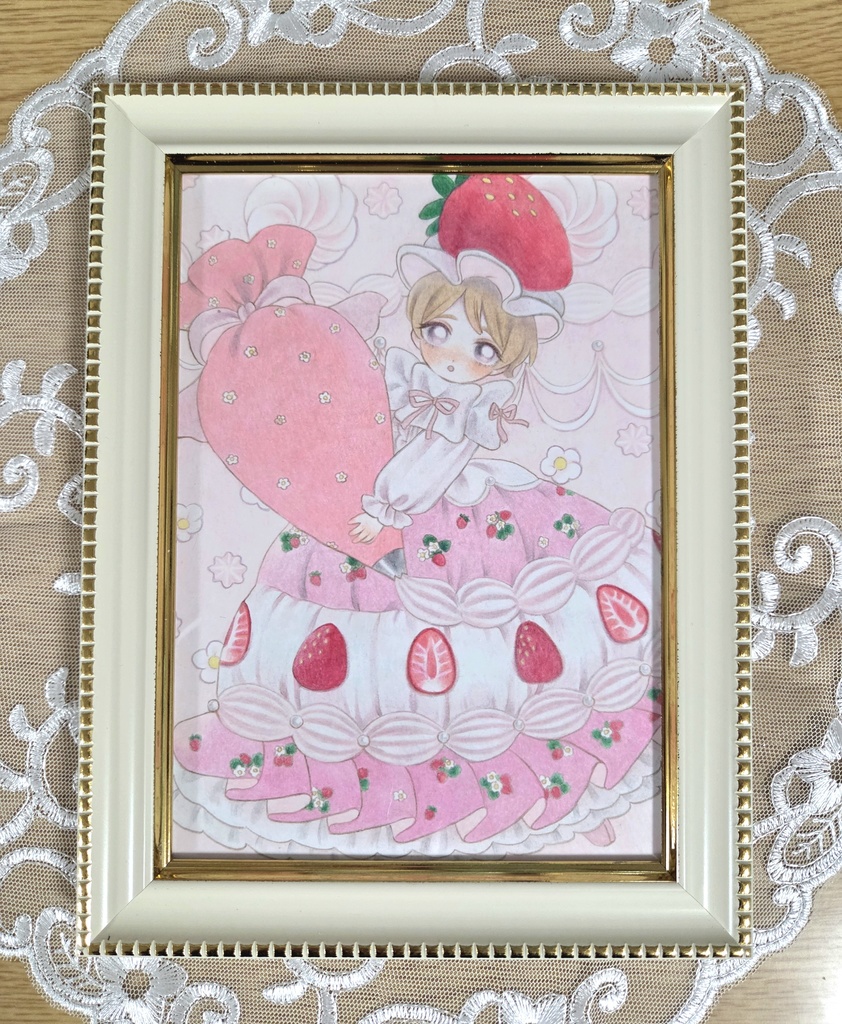 色鉛筆原画