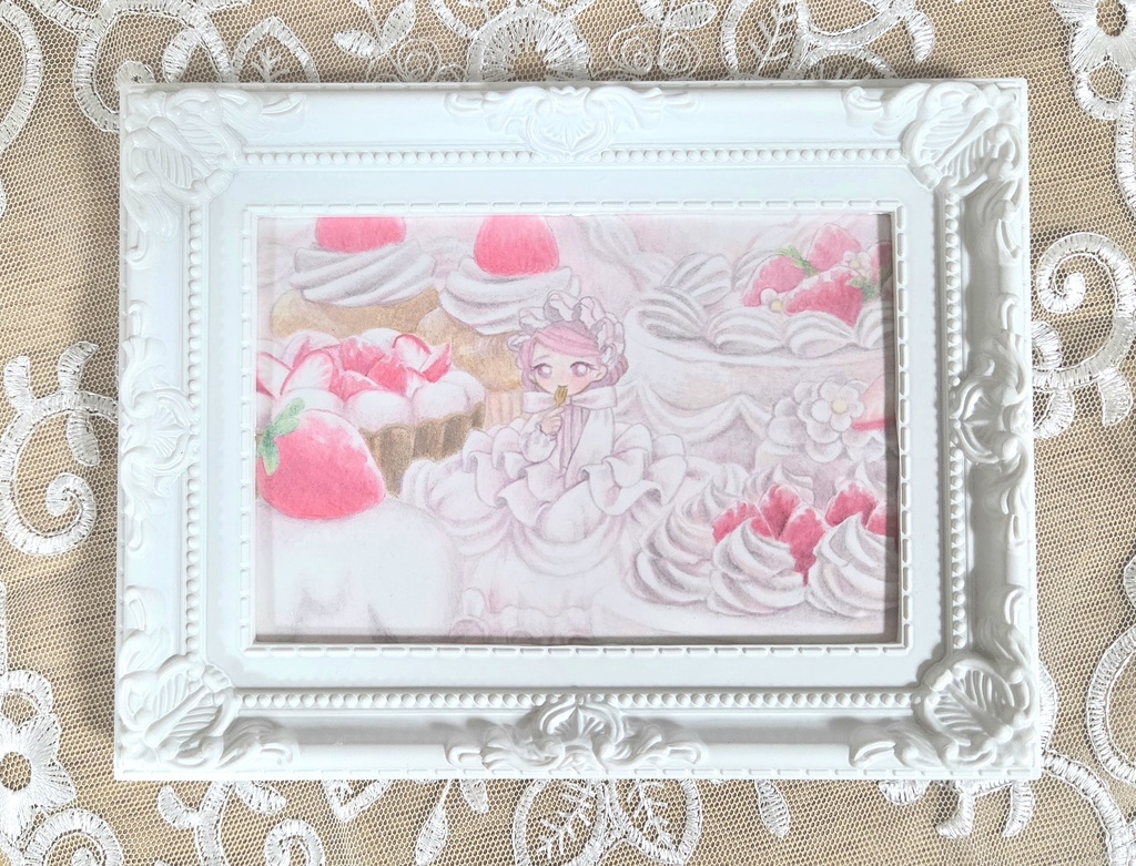 色鉛筆原画