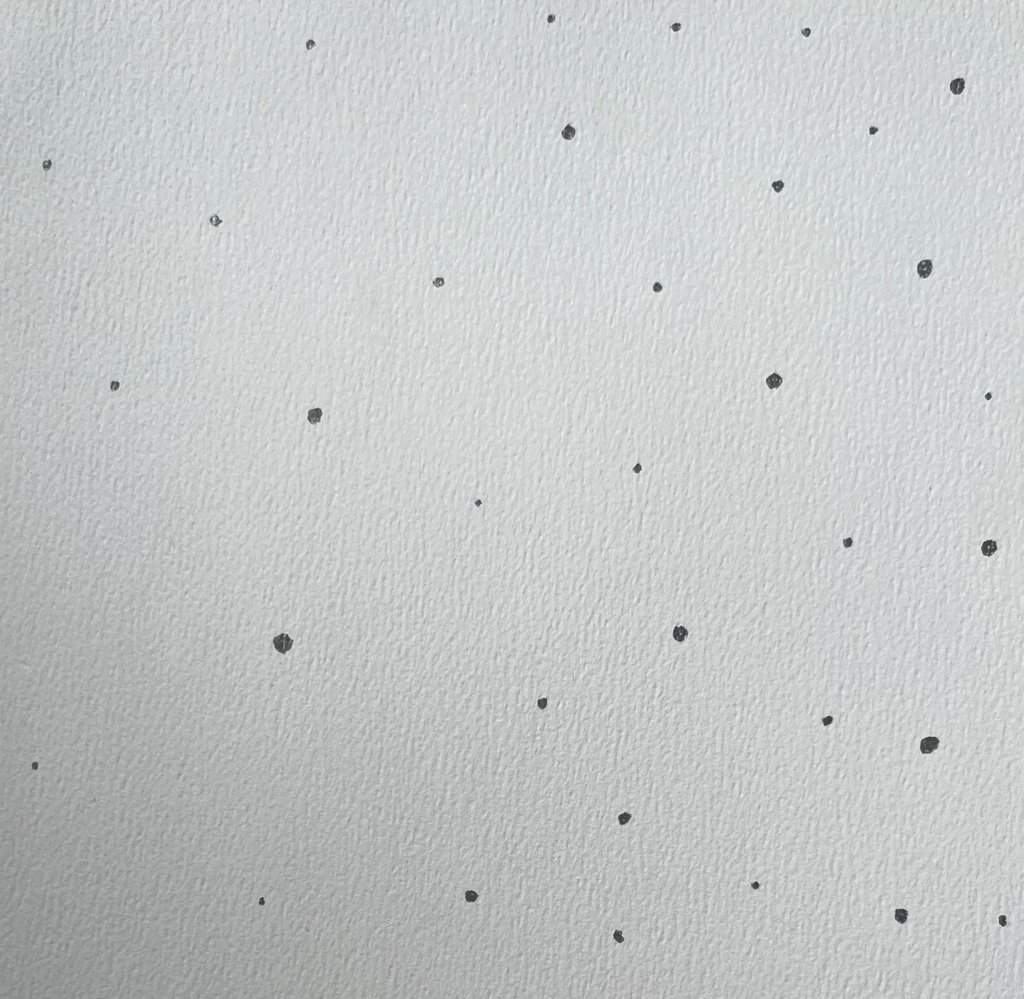 Right-weighted rhythm dots — Yohaku Textures No.06