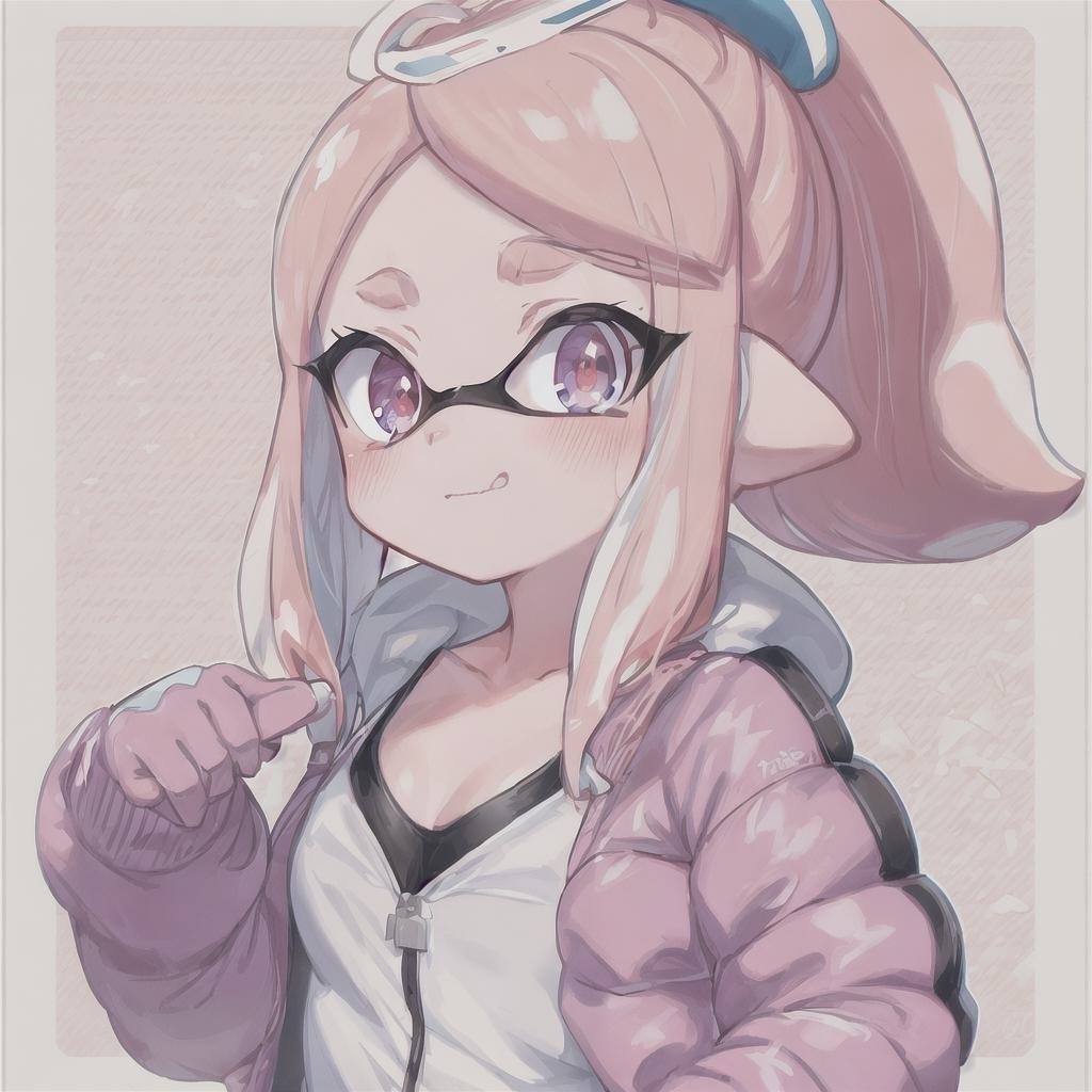 Splatoon - Inkling Girl - pink jumper