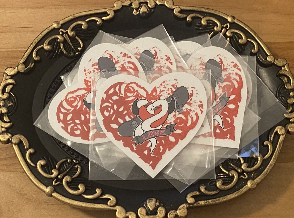 忠愛概念シール(ナガまおver.)