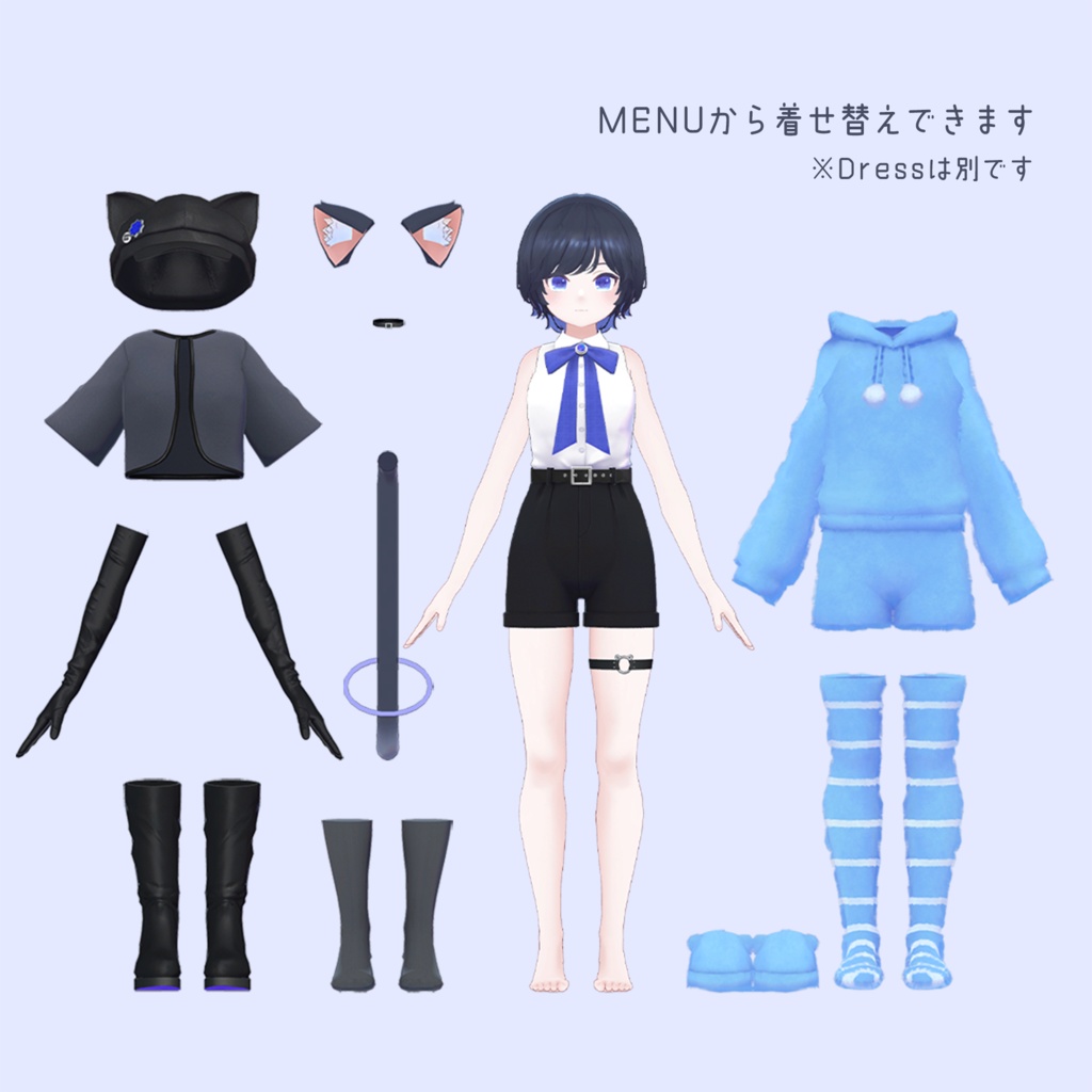 【3Dモデル】アオイちゃん