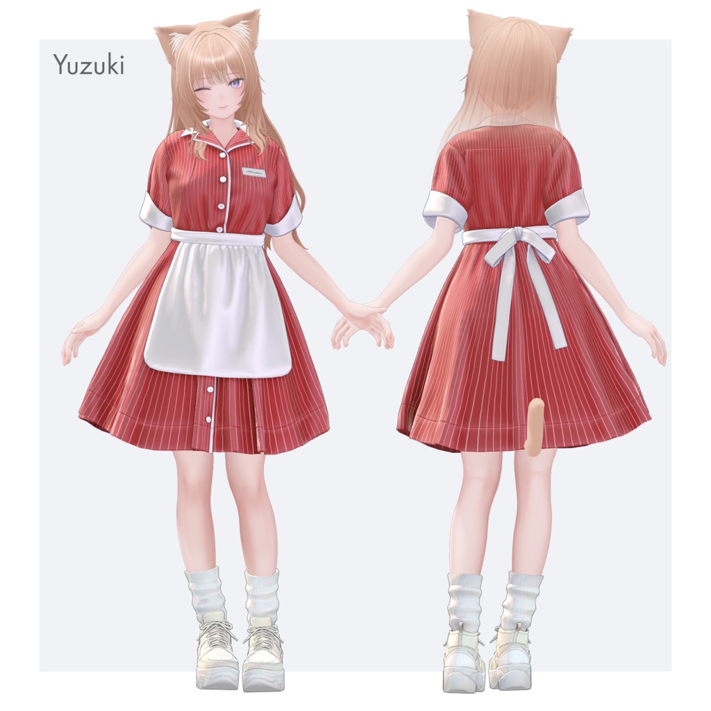 【複数アバターセミ対応】ウェイトレス