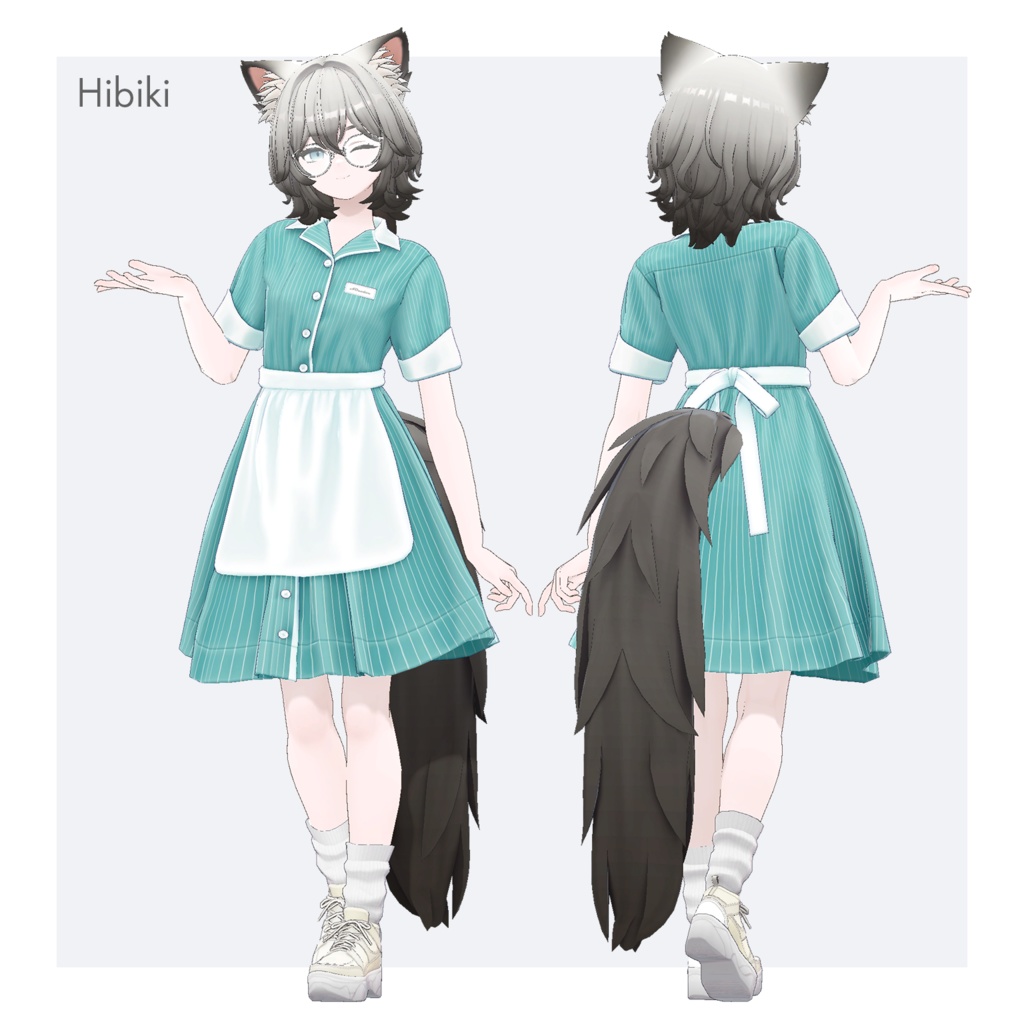 【複数アバターセミ対応】ウェイトレス