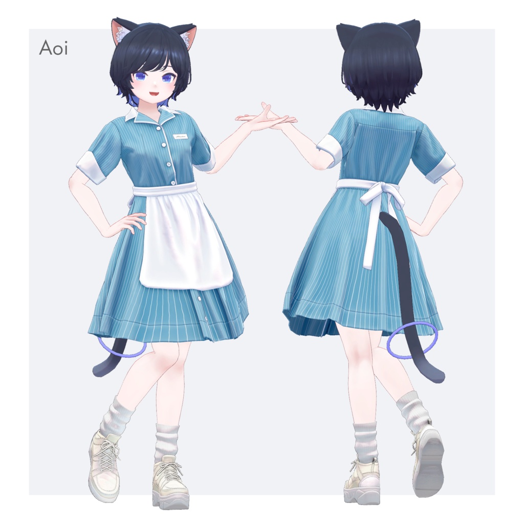 【複数アバターセミ対応】ウェイトレス