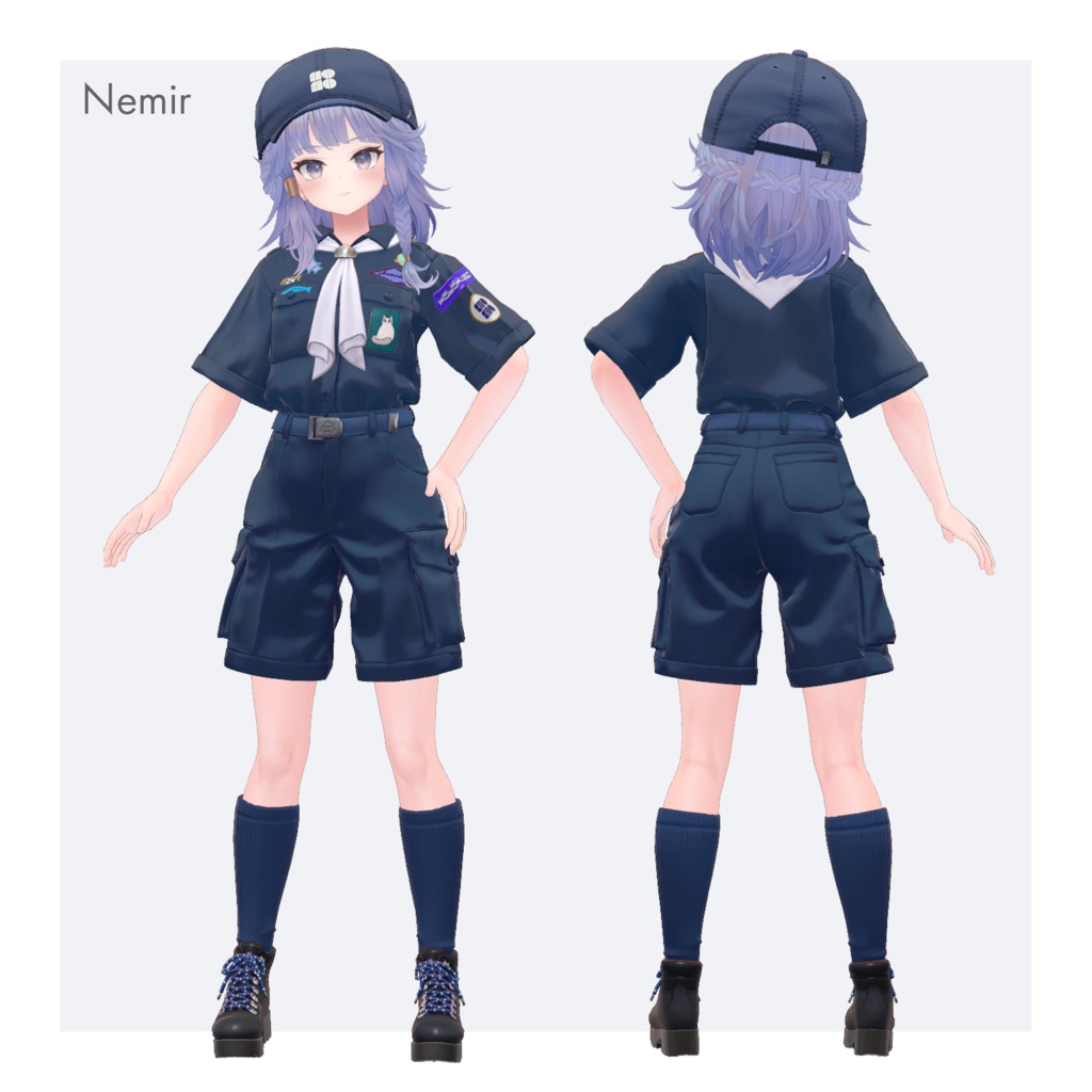 【複数アバターセミ対応】探検服