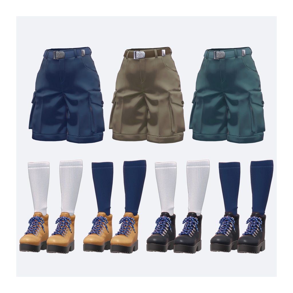 【複数アバターセミ対応】探検服