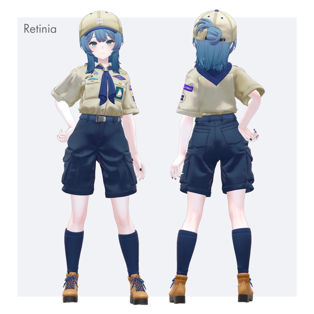 【複数アバターセミ対応】探検服