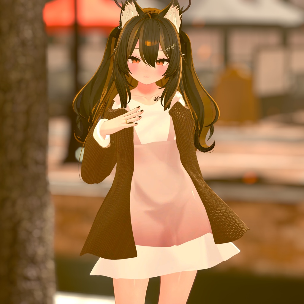 【14アバター対応】Cardigan & Casual dress