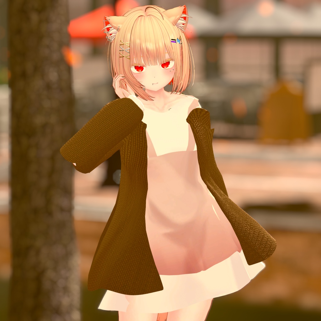 【14アバター対応】Cardigan & Casual dress