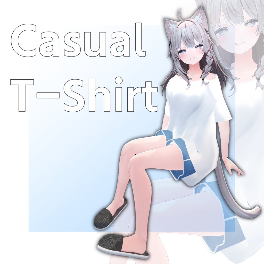 《SALE》【9アバター対応】Casual T-Shirt