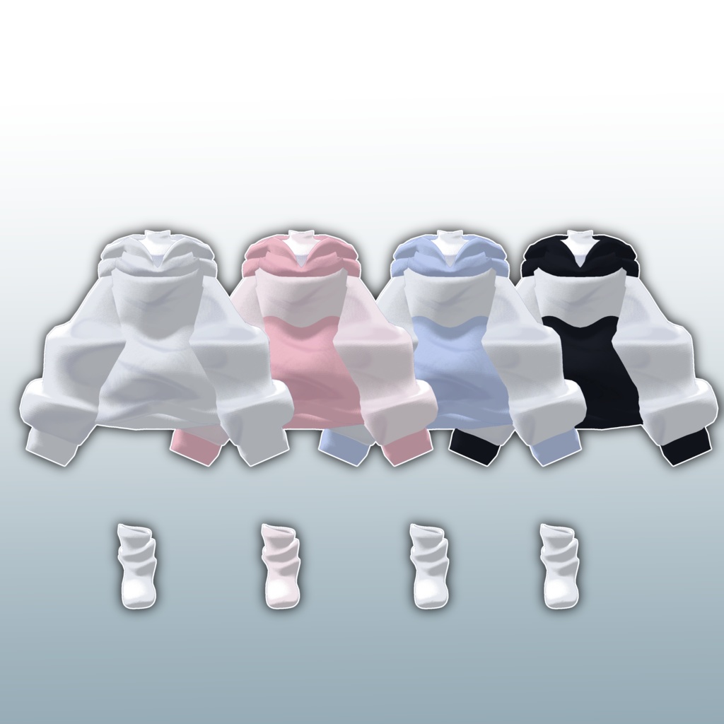 【18アバター対応】Lazy hoodie